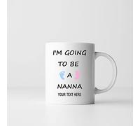 Ditzy Doll Personalised Mug - 11oz Funny Birthday Gift Custom Text Novelty Christmas Coffee Tea Joke Idea (Going to Be A Nanna)