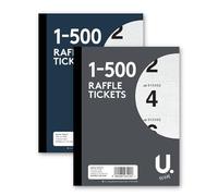 Ditzy Doll Raffle Tickets 1-800 - Tombola School Office Numbered 160 Sheets Sidebound Assorted Single Book