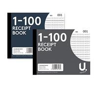 Ditzy Doll Receipt Book - 1-100 with Carbon Sheet 5" x 4" Lined Ruled Numbered Sales Invoices Business Office School