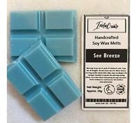 Ditzy Doll SEA BREEZE WAX MELT BAR - Handcrafted Highly Fragrant Air Freshener Home Fragrance Candle Wax Warmer Wax Melt Burners
