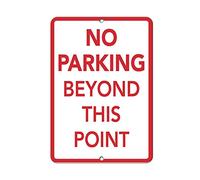 Diuangfoong No Parking Tow Away Zone 7 24 Parking Sign Aluminum METAL Sign 12"×18"