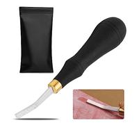 DIUDUS Pro Detail Rougher, Leather Roughing Tool Roughing Leather Craft Surface Tool, Leather Polish File Tool with Ergonomic Handle Leather Working Leathercraft Tools for Edge Polishing(5mm)