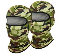 DiULi Balaclava Ski Face Mask, 2Pcs Ski Mask UV Protector Scarf for Men/Women Lightweight Neck Warmer Mens Camouflage Balaclava for Hunting Helmet Motorcycle Cycling Running Racing