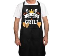 Diulinep Aprons for Men & Women - Funny Cooking Aprons - Black, Polyester, Unisex-Adults