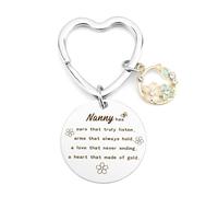 Diulinep Nanny Mothers Day Gifts & Christmas Stocking Filler, Heartfelt Gift for Nana, Nan or Birthday Celebration,Mother's Day Keepsake Appreciation Present