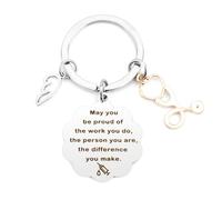 Diulinep Nurse Gifts,Nurses Day Gift,Nurse Keyring,For Nurses Gifts,Nurse Keyring,Student Nurse Gifts,Paramedic Gifts,Inspirational Gifts for Women Nurse,Presents for Nurses,Nurse Graduation Gifts