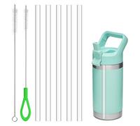 Diumepo 5 Pcs Replacement Straws for Yeti Rambler Bottles, Multi-Size Compatible, Durable & BPA Free, Polypropylene Straws, 8.38in x 0.25in, 5 Pieces