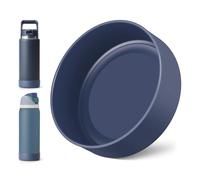 Diumepo Protective Silicone Boot for YETI 26 oz Water Bottles, Water Bottle Boot for Owala Twist & FreeSip & Flip 36 oz, Anti-Slip Sleeve Bottom Protector for YETI Rambler Bottles (Nordic Blue)