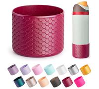 Diumepo Silicone Water Bottle Boot for Owala 24 oz, Anti-Slip Protective Sleeve Bottom Bumper Protector for Owala FreeSip/Twist/Flip 24 oz Water Bottle,BPA Free(Wine Red)