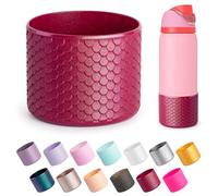 Diumepo Silicone Water Bottle Boot for Owala 32 oz, Anti-Slip Protective Sleeve Bottom Bumper Protector for Owala FreeSip/Twist/Flip 32 oz Water Bottle,BPA Free(Wine Red)