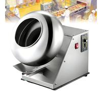 DIUNAOZI 180W Electric Sugar Coating Machine,Small Commercial Chocolate Panning Machine,Automatic Polisher for Candy, Nuts3-6KG/H Adjustable Speed, for Pharmaceutical and Food Industries 110V
