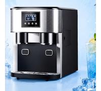 DIUNAOZI 3-in-1 Countertop Ice Maker with Cold Water Dispenser,1.8L Small Ice Maker Machine, Fast Ice Machine Produces 16 Ice Cubes in 8 Mins, Portable Ice Maker for Home Office RV Camping