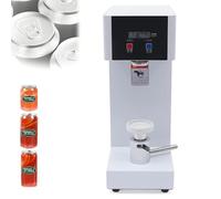 DIUNAOZI Can Sealing Machine,Commercial Automatic Soda Can Sealer for Aluminum & Plastic Cans,Can Size:2.2" Diameter/Height Adjustable, 500ml/650ml Volumn White-220v