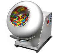DIUNAOZI Commercial Grade Sugar Coating Machine,Electric Chocolate Panning Machine, Stainless Steel Nut Coating Machine,for Food Processing & Pharmaceutical 3-6KG/H 220V