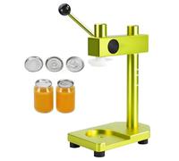 DIUNAOZI Cordless Can Sealing Machine,Manual Cup Sealer,Height Tin Can Seaming Closing Capping Machine,5.1cm Dia,Fruit Juice/Beer Can Sealer, Easy to Clean Green