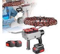 DIUNAOZI Cordless Fish Tape,40m/min Electric Stringing Wire Machine, 21V 4.0AH Brushless Motor, 100FT Lead Line, Electric Cable Lead Stringing for Running Wire Through Walls 1Battery-37500mah