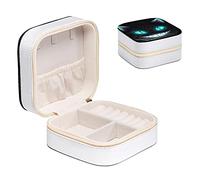 Diusye Scary Cheshire Cat Vampire Face Small Jewelry Box for Ring Earring Necklace Bracelet Bangle, Mini Travel Jewelry Case Storage Organiser for Women Girls Gifts