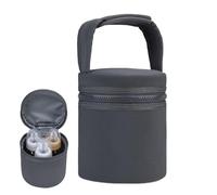 Diuyzoc Breastmilk Travel Cooler,Bottle Cooler Bag - Breast Milk Chiller with Detachable Strap, Breast Milk Storage Bag Fits 2 Large 8oz Bottles for Nursing & Working Mom