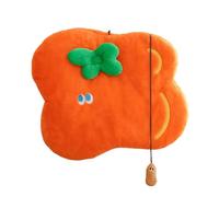 Diuyzoc Cat Sleeping Mat | Orange Pet Floor Blanket | Washable Pet Bed | for Indoor Relaxation Apartment Living Room Kitchen Home Daily Rest Nighttime