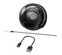 Diuyzoc Earbuds Wireless Translator, Wireless Earphone, Language Earbuds Translator Device, Sounds Quality, Enhance Your Conversations, 15Cm, Black/Beige, For Travelling