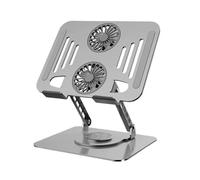 Diuyzoc Laptop Stand, Adjustable Cooling Design, 24.2x19.5x6.5cm, Laptop Riser, Notebook Holder, Foldable Portable Support, for Desk, Offices, Dorm, Bedroom and Travel