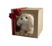 Diuyzoc My Realistic Robot Puppy, Interactive Robot Puppy, Barking Walking Toy Dog, with Moving Tail and Sounds, 13x10cm Soft Fabric, For Kids, Home Learning Pretend Play