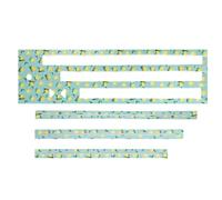 Diuyzoc Quilting Templates,Lemon Printed Precise Sewing Supplies | Acrylic Zipper Pocket Template Ruler | for Mother Beginners Professionals Enthusiasts Home Studio Art Class Holiday