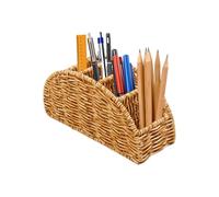 Diuyzoc Remote Control Storage Basket, Efficient Storage Solution, 23x8cm, Handwoven Remote Control Holder, Desk Organizer, Space-Saving Design, For Home Office Studio Study Room Table