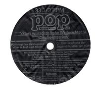 div. Interpreten - pop mit melody maker / Stars wünschen frohe Weihnachten / weiße Loch-ERSATZ-Hülle / pop ohne # / Englische Pressung / 7" Kunststoff-Schallfolie Single Schallplatte / Blondie Interview / Werbung / Promotion / Ein Geschenk der Jugendillustrierten pop /