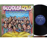div. Künstler - BLÖDLERGOLD Doppel-LP 24 Lieder mit Sinn für Interesse Jürgen von Manger Mike Krüger Dieter Hallervorden Nico Haak Ilja Richter Insterburg & Co. Leinemann Schobert & Black Rudolf Rock & die Schocker Jürgen von der Lippe Hans Scheibner Persiko & Co. u.a.