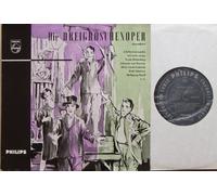 div. Künstler - Die DREIGROSCHENOPER / Querschnitt / Jubiläumsausgabe mit Lotte Lenya, Trude Hesterberg, Johanna von Koczian, Willy Trenk-Trebitsch, Erich Schellow, Wolfgang Neuß u.a. / Mitglieder des Tanzorchesters des "Sender Freies Berlin", Leitung Wilhelm Brückner-Rüggeberg (Staatsoper Hamburg) Der Günther-Arndt-Chor (Berlin) / 1958 / Bildhülle / PHILIPS # S 06715 R / Deutsche Pressung / 10" Vinyl Langspiel Schallplatte