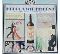 div. Künstler - HOPPLA WIR FEIERN ! / 60 JAHRE MALTESERKREUZ AQUAVIT / BERLINER SCHLAGER VON GESTERN UND HEUTE UND EIN REPORT AUS BERLIN ANNO 1924, DEM GEBURTSJAHR VON MALTESERKREUZ AQUAVIT / PROMOTION / WERBUNG / 1984 / Klappbildhülle mit 8seitiger illustrierter Einheftung / marifon # 296 164 / Deutsche Pressung / 12" Vinyl Langspiel Schallplatte /