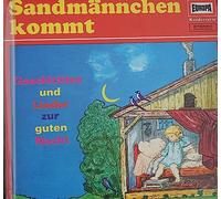 div. Künstler - Kinderchor Vera Schink / Sandmännchen kommt / Neue Geschichten und Lieder zur guten Nacht / Bildhülle mit ORIGINAL "Pea" Kinderschokoladen-Werbung Innenhülle / EUROPA # E 229 / Deutsche Pressung / 12" Vinyl Langspiel Schallplatte / Konrad Halver / Dagmar Dorsten / Heike Kintzel / Walter Petersen / Peter Folken / Hans-Jürgen Wehnert / Regine Lamster