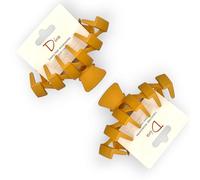 Diva 2-pack Sisterly Love Caramel hair claw clips women 11.5cm/4.5in Stylish & Practical Strong Hold Retro Diva Style Thick Hair Friendly Cute Schoolgirl Look
