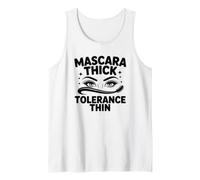Diva Attitude Mascara Thick Tolerance Thin MUA Introvert Tank Top