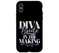 Diva Bride in the Making Bride to be Case for iPhone X/XS