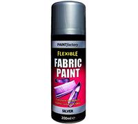 Diva Group Flexible Fabric Spray Paint Silver 200ml for Leather Vinyl and Fabric