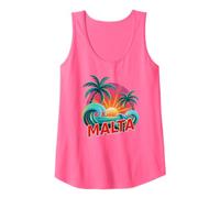 Diva Malta Sassy Vacation Cruise Vacay All Girls Matching Tank Top