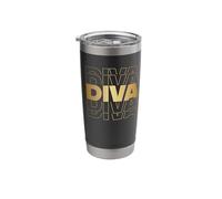 Diva Melanin Greatness Black History Stainless Steel Insulated Tumbler