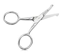 Diva & Nice Cosmetics YAHNM-301 Tijera para Nariz Bit Redonda 3.5 for Adults, Designed for Everyday use, red
