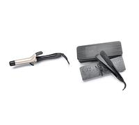 Diva Professional Styling Diva Pro Styling Digital Hair Tong - 32mm, PRO312 & Wide Digital Straightener and Styler with Macadamia Argan Oil Keratin Infused Ceramic Plates PRO218, Black, 1 Count