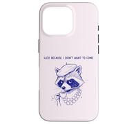Diva Raccoon Late Because I Didn't Want to Come Case for iPhone 16 Pro