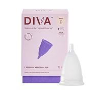 DivaCup Menstrual Cup, For Those 18 Years Of Age And Under, Model 0