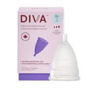 DivaCup Menstrual Cups Model 2 - 100% Medical-Grade Silicone, BPA- And Dye-Free, Soft, Comfortable Cup With Storage Bag And User Guide. Only Period Cup Approved As Medical Device In Multiple Countries