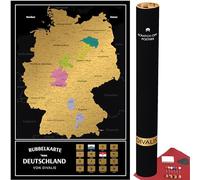 Divalis Germany Scratch Off Tourist Poster