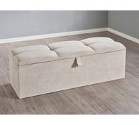 Divan Base Direct Atlas Ottoman Storage Box 5Ft King - Naples Cream