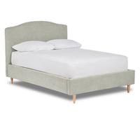 Divan Base Direct Ember Simple Shaped Fabric Bedstead Only 4Ft6 Double- Marlow Dove