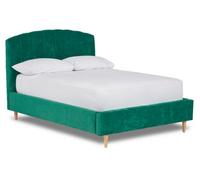 Divan Base Direct Mystoria Modern Fabric Bed Base Only 4Ft Small Double- Brecon Emerald