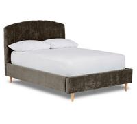 Divan Base Direct Mystoria Modern Fabric Bed Base Only 5Ft King- Brecon Gun Metal