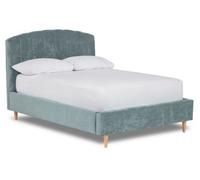 Divan Base Direct Mystoria Modern Fabric Bed Base Only 5Ft King- Brecon Sky Blue